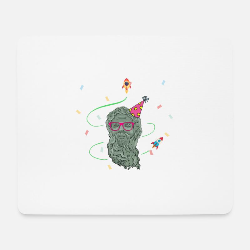 Zeus - Mouse Pad (horizontal) - white