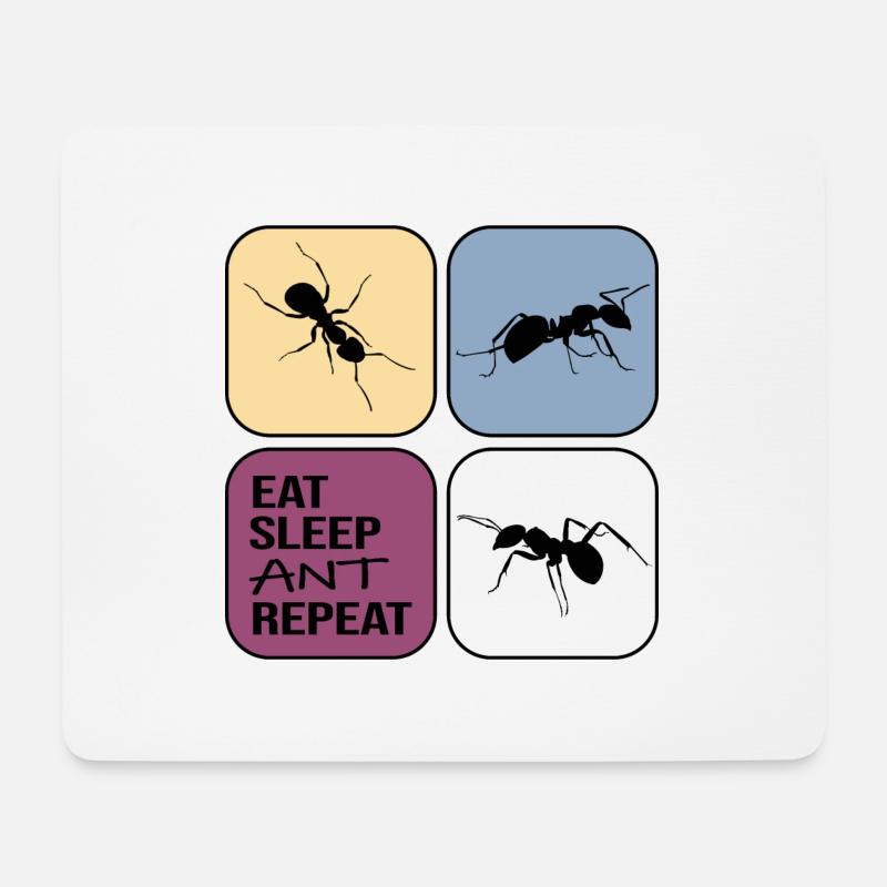 ameise ameisenkolonie fireant - Mousepad (Querformat) - Weiß