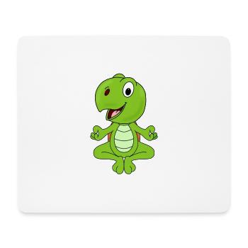YOGA - PILATES - SCHILDKRÖTE - TIERISCH - TIER - Mousepad (Querformat) - Weiß - Vorne