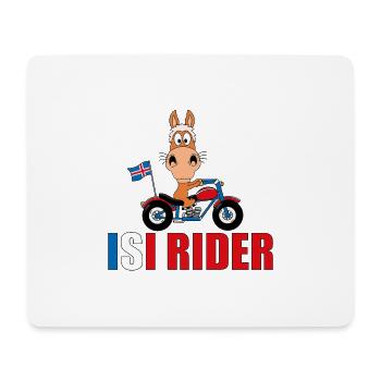 ISI RIDER - PONY - PFERD - ISLANDPFERD - ISLAND - Mousepad (Querformat) - Weiß - Vorne