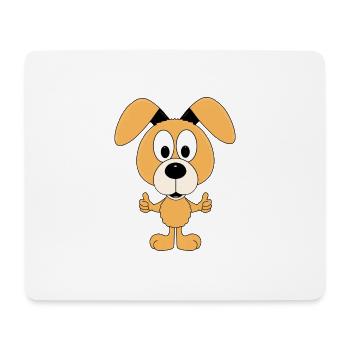 HUND - MÖGEN - SUPER - GUT - TIERISCH - Mousepad (Querformat) - Weiß - Vorne