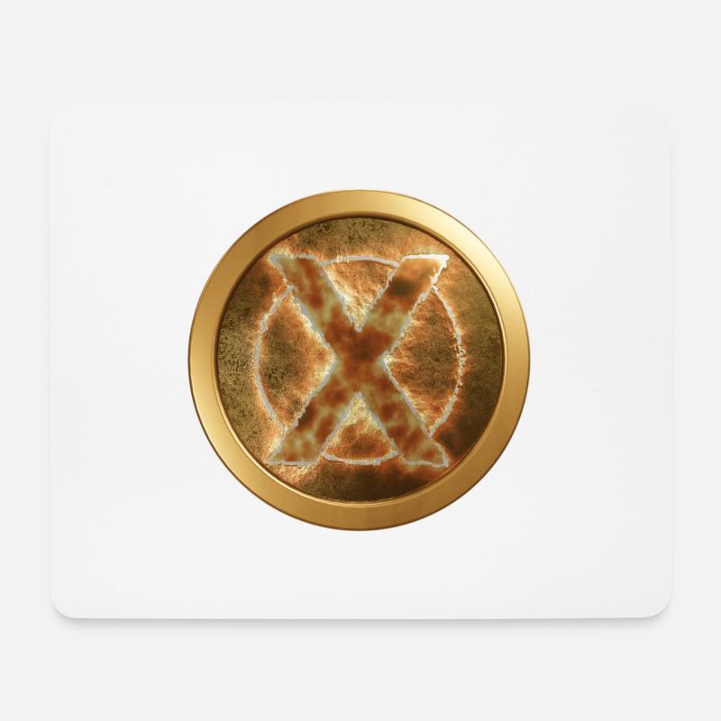 XList Münze - Mousepad (Querformat) - Weiß