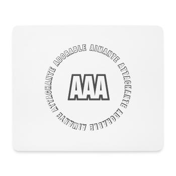 Triple A - mention spéciale (femmes) / (for women) - Tapis de souris (format paysage) - blanc - Devant