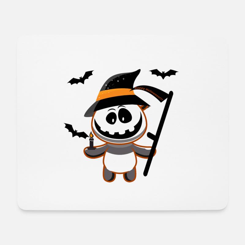 Happy Helloween - Mousepad (Querformat) - Weiß