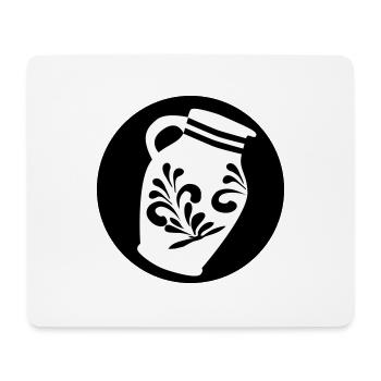 Bembel Design #Bembel #FrankfurtDesign - Mouse Pad (horizontal) - white - Front