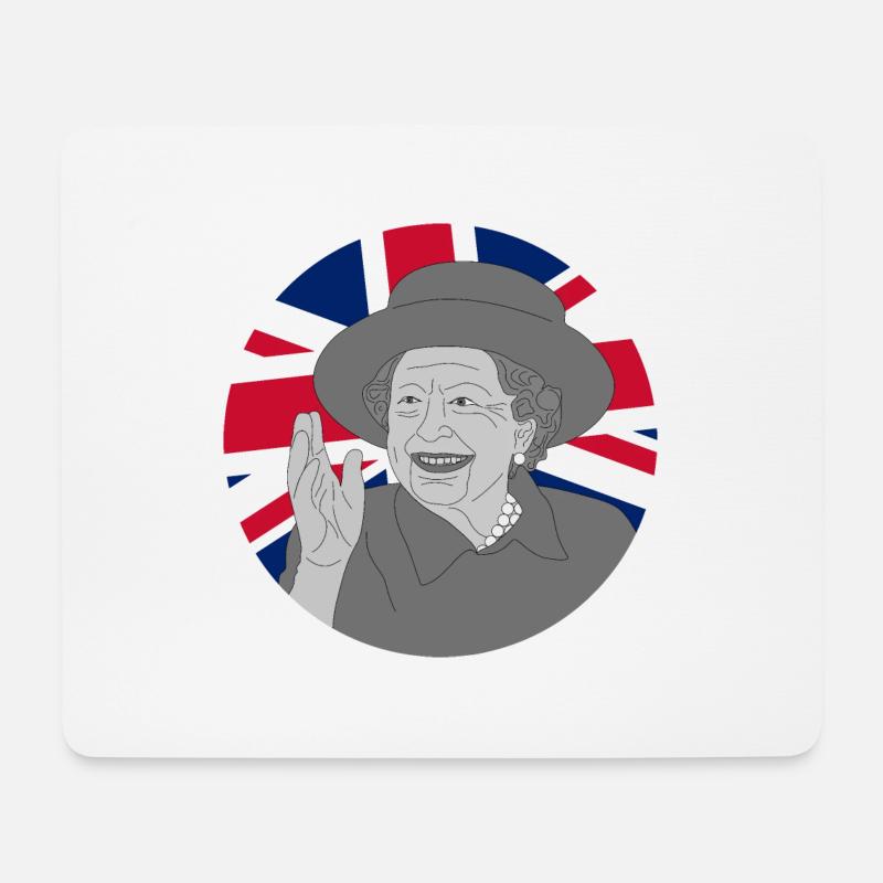 RIP Queen Elizabeth II - Mousepad (Querformat) - Weiß