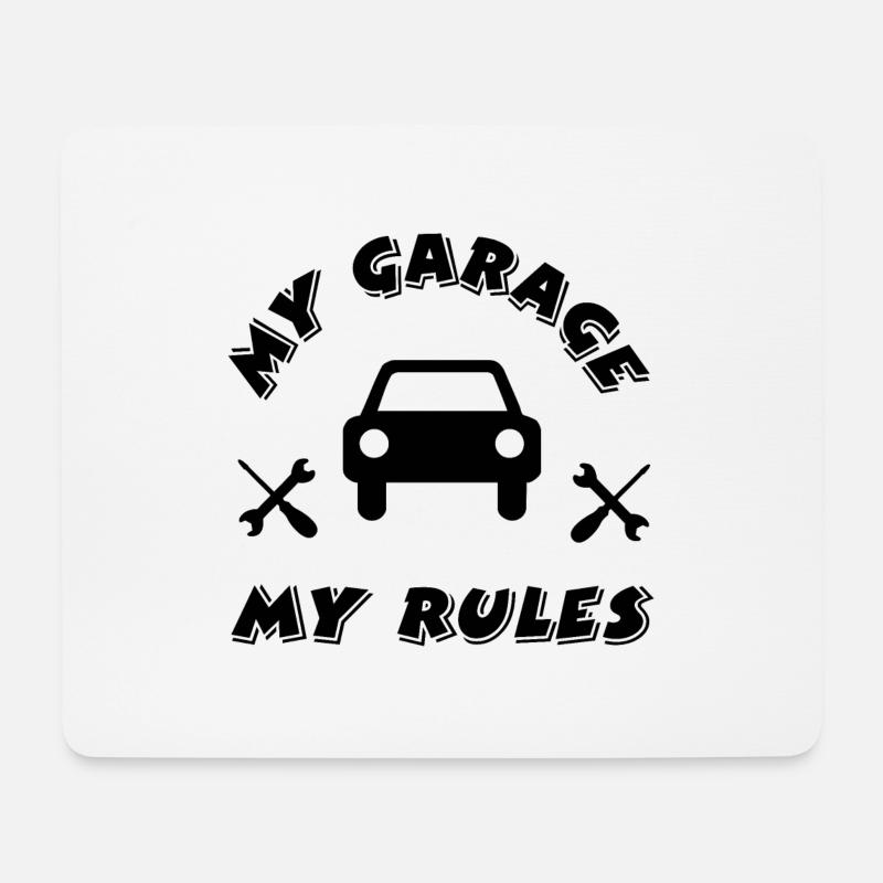 Garage - Mouse Pad (horizontal) - white