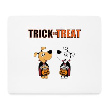 TRICK OR TREAT - HALLOWEEN - HUNDE - HUND - LIEBE - Mousepad (Querformat) - Weiß - Vorne