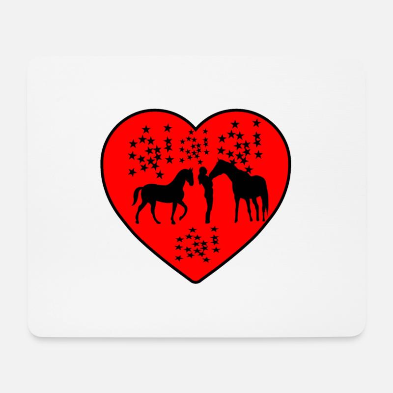 Horse - Mouse Pad (horizontal) - white