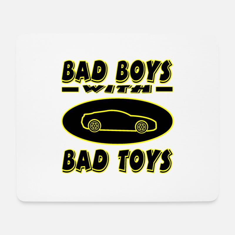 Car - Mouse Pad (horizontal) - white