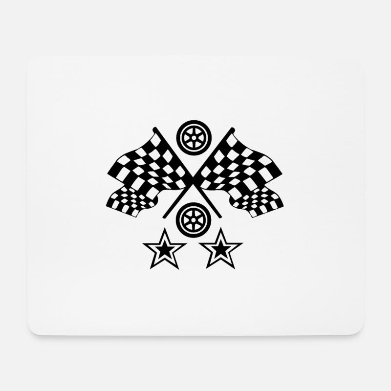 Car - Mouse Pad (horizontal) - white
