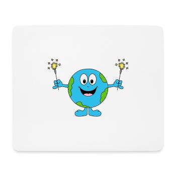 WUNDERKERZEN - WELT - ERDE - PLANET - LIEBE - Mousepad (Querformat) - Weiß - Vorne