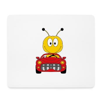 AUTO - BIENE - CABRIO - TIERISCH - AUTOMOBIL - Mousepad (Querformat) - Weiß - Vorne