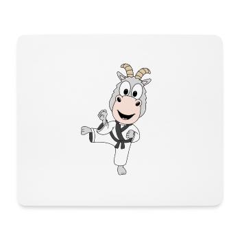 ZIEGE - KARATE - JUDO - SELBSTVERTEIDIGUNG - Mousepad (Querformat) - Weiß - Vorne