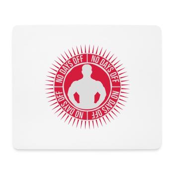 pas de jours de congé devis - Tapis de souris (format paysage) - blanc - Devant