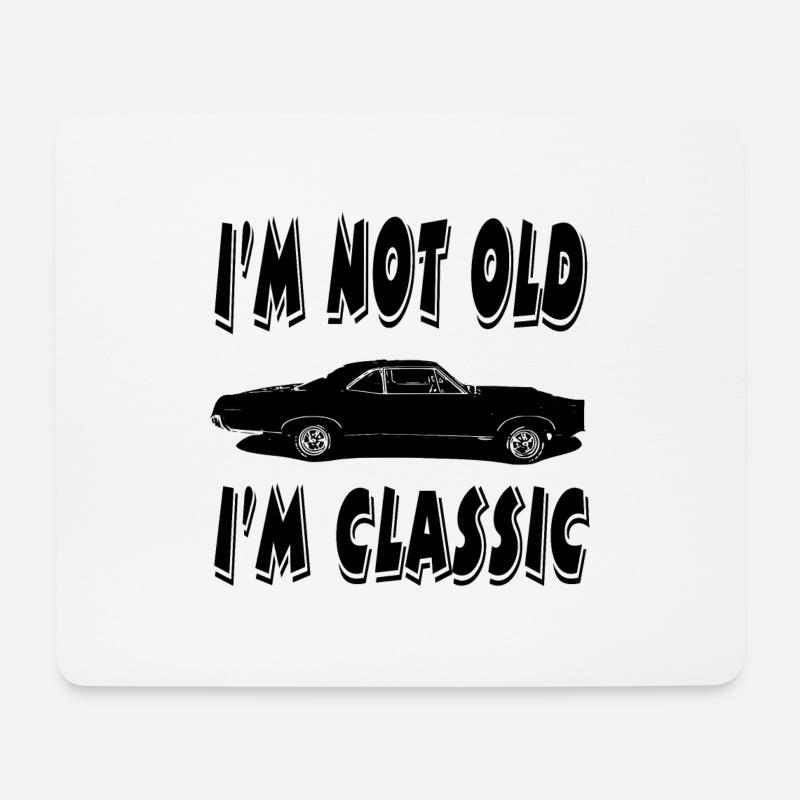 Car - Mouse Pad (horizontal) - white