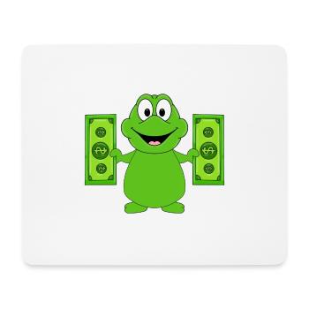 FROSCH - KRÖTE - KRÖTEN - GELD - MONEY - TIERISCH - Mousepad (Querformat) - Weiß - Vorne