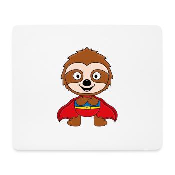 FAULTIER - SUPERHELD - TIER - TIERISCH - Mousepad (Querformat) - Weiß - Vorne