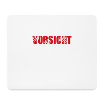 VORSICHT KAMPFHUND! - HUND - HUNDE - WACHHUND - Mousepad (Querformat) - Weiß - Vorne