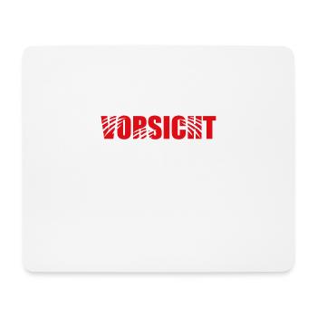 VORSICHT KAMPFKATZE! - KATZEN - KATZE - KRALLEN - Mousepad (Querformat) - Weiß - Vorne