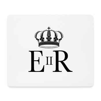 Queen Elizabeth II - Mousepad (Querformat) - Weiß - Vorne