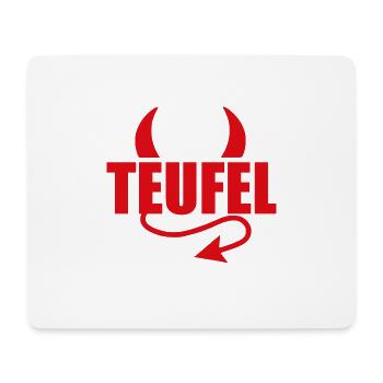 TEUFEL - HÖLLE - TEUFLISCH - TEUFELCHEN - Mousepad (Querformat) - Weiß - Vorne