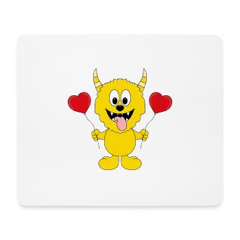 MONSTER - LUFTBALLONS - LIEBE - KIND - BABY - Mousepad (Querformat) - Weiß - Vorne