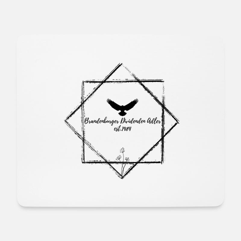 Spreewald Brandenburger Dividenden Adler - Mousepad (Querformat) - Weiß