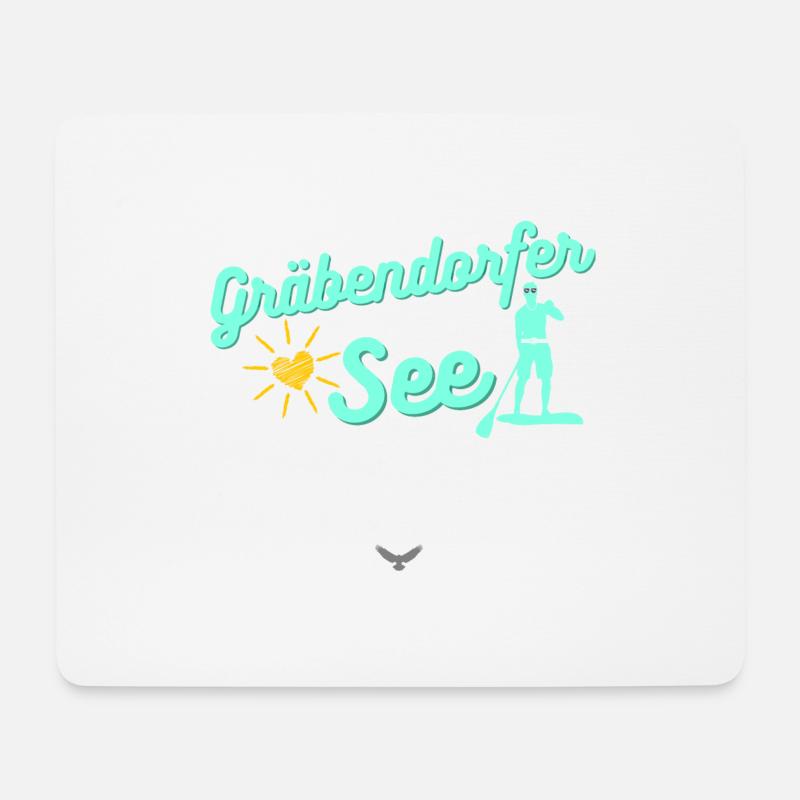 Spreewald Vetschau Gräbendorfer See - Mousepad (Querformat) - Weiß