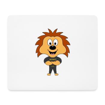 IGEL - SECURITY - BODYGUARD - TÜRSTEHER - TIER - Mousepad (Querformat) - Weiß - Vorne