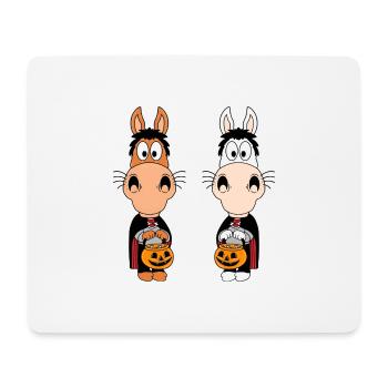 PFERDE - PONYS - HALLOWEEN - TIERISCH - Mousepad (Querformat) - Weiß - Vorne