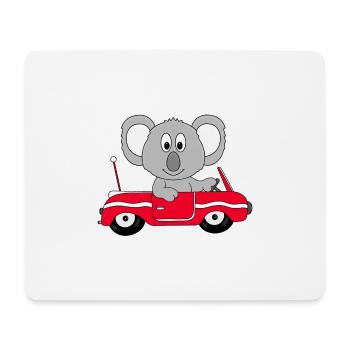 KOALA - AUTO - TIER - KIND - BABY - Mousepad (Querformat) - Weiß - Vorne