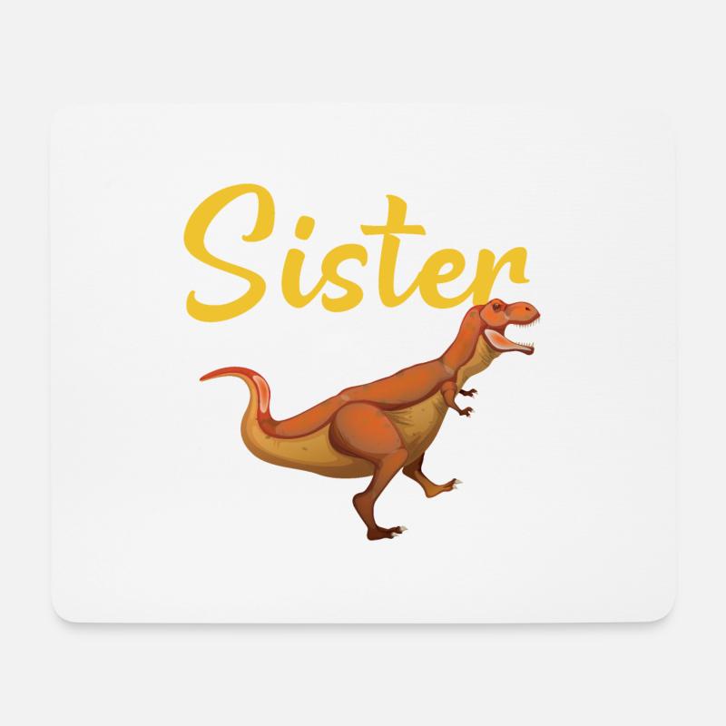 Dinosaurs 3 - Mousepad (Querformat) - Weiß