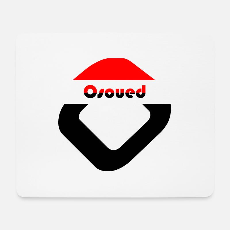 Osoued schräg - Mousepad (Querformat) - Weiß
