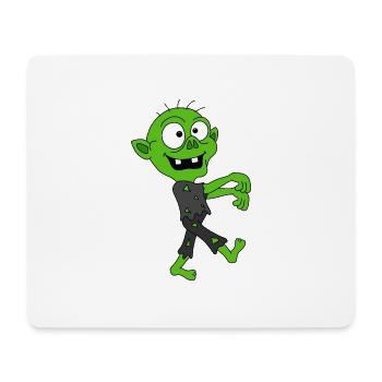 ZOMBIE - HALLOWEEN - KIND - BABY - FUN - Mousepad (Querformat) - Weiß - Vorne