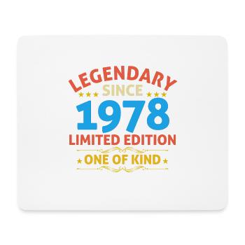 Legendary since 1978 Limited Edition - Mouse Pad (horizontal) - white - Front