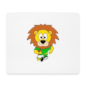 LÖWE - AMERICAN FOOTBALL - SPORT - KIND - BABY - Mousepad (Querformat) - Weiß - Vorne