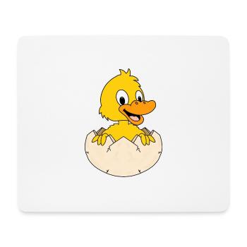 ENTE - KÜKEN - EIS - GEBURT - BABY - KIND - TIER - Mousepad (Querformat) - Weiß - Vorne