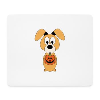 HALLOWEEN - KÜRBIS - HUND - TIER - KIND - BABY - Mousepad (Querformat) - Weiß - Vorne