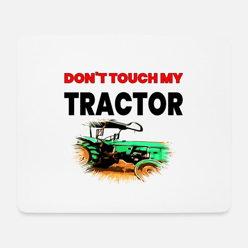 Tractor - Mouse Pad (horizontal) - white
