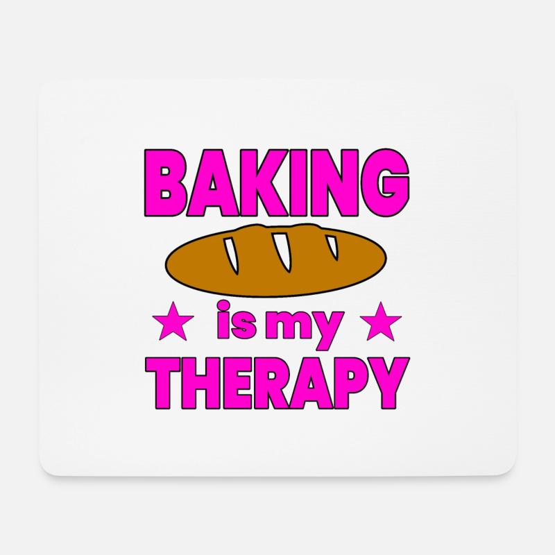 Bake - Mouse Pad (horizontal) - white