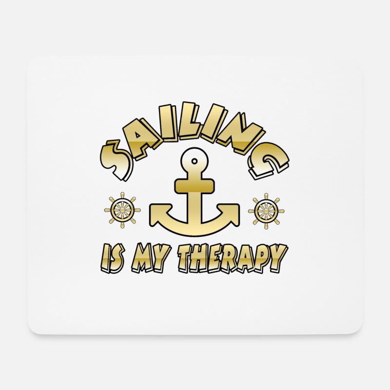 Sail - Mouse Pad (horizontal) - white