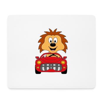 IGEL - AUTO - TIER - TIERISCH - KIND - BABY - Mousepad (Querformat) - Weiß - Vorne