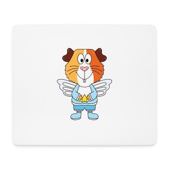MEERSCHWEINCHEN - ENGEL - HIMMEL - TIER - KIND - Mousepad (Querformat) - Weiß - Vorne