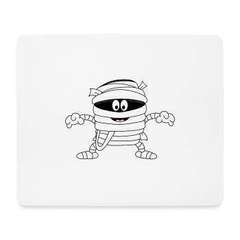 HALLOWEEN - MUMIE - KIND - BABY - KLOPAPIER - Mousepad (Querformat) - Weiß - Vorne