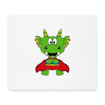 SUPERHELD - DRACHE - KIND - BABY - HELD - Mousepad (Querformat) - Weiß - Vorne