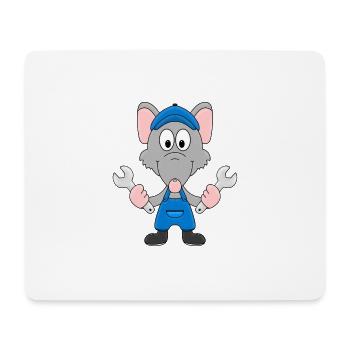RATTE - MECHANIKER - INSTALLATEUR - KLEMPNER - Mousepad (Querformat) - Weiß - Vorne