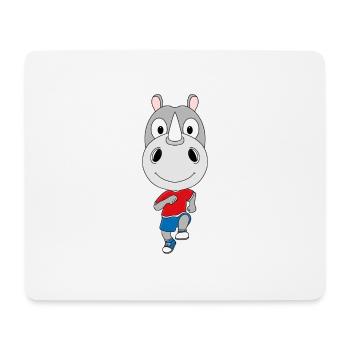 NASHORN - LAUFEN - JOGGEN - SPORT - Mousepad (Querformat) - Weiß - Vorne
