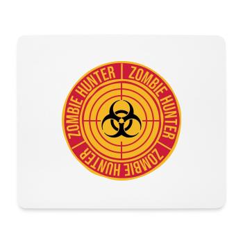 zombie hunter Halloween quote - Mouse Pad (horizontal) - white - Front