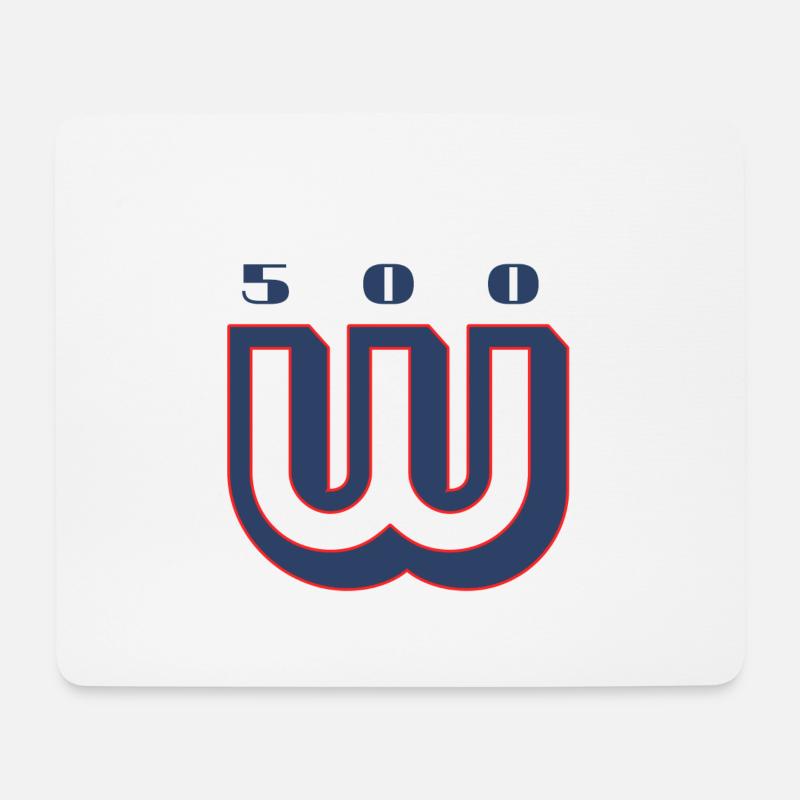 500 Fünfhundert - Mousepad (Querformat) - Weiß
